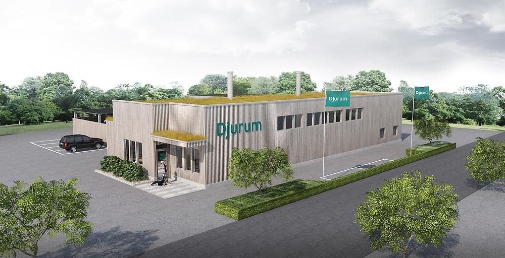 Visionsbild över Djurums kommande lokaler.